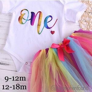 5⭐️rated 1st Birthday Princess Tutu Dress Outfit